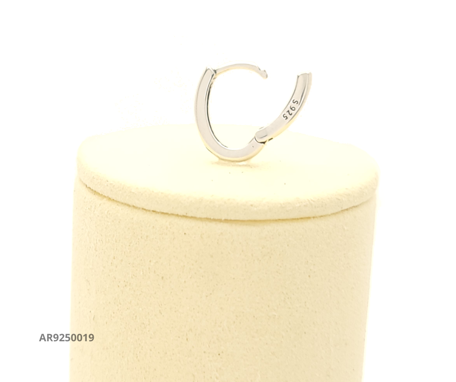 Aretes tipo argolla lisa