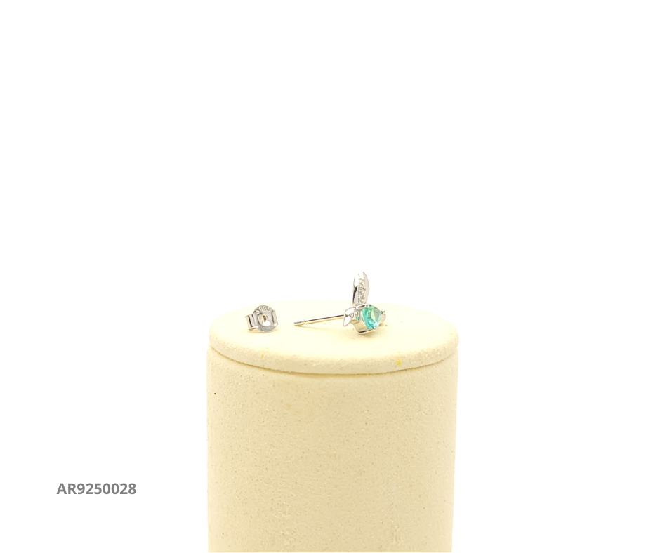 Aretes con diseño de colibrí