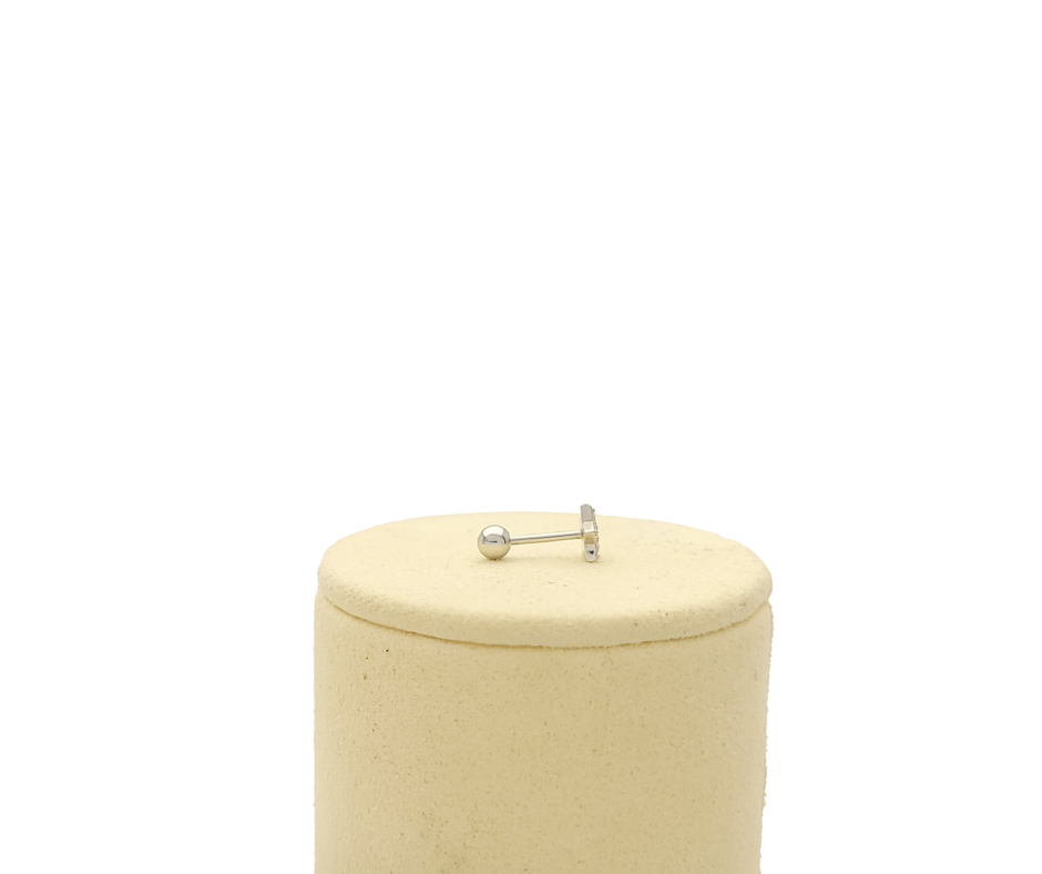 Aretes estrella con circonias