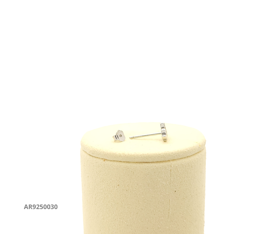 Aretes mariposa con circonias