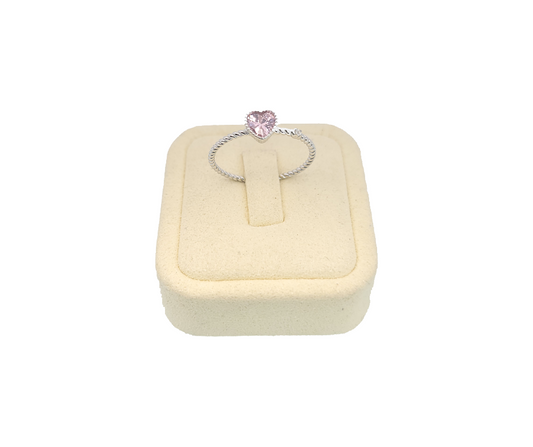 Anillo de plata 925 corazon