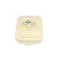 Anillo de plata 925 con circonia ovalada verde esmeralda