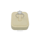 Anillo de plata 925 zirconia central
