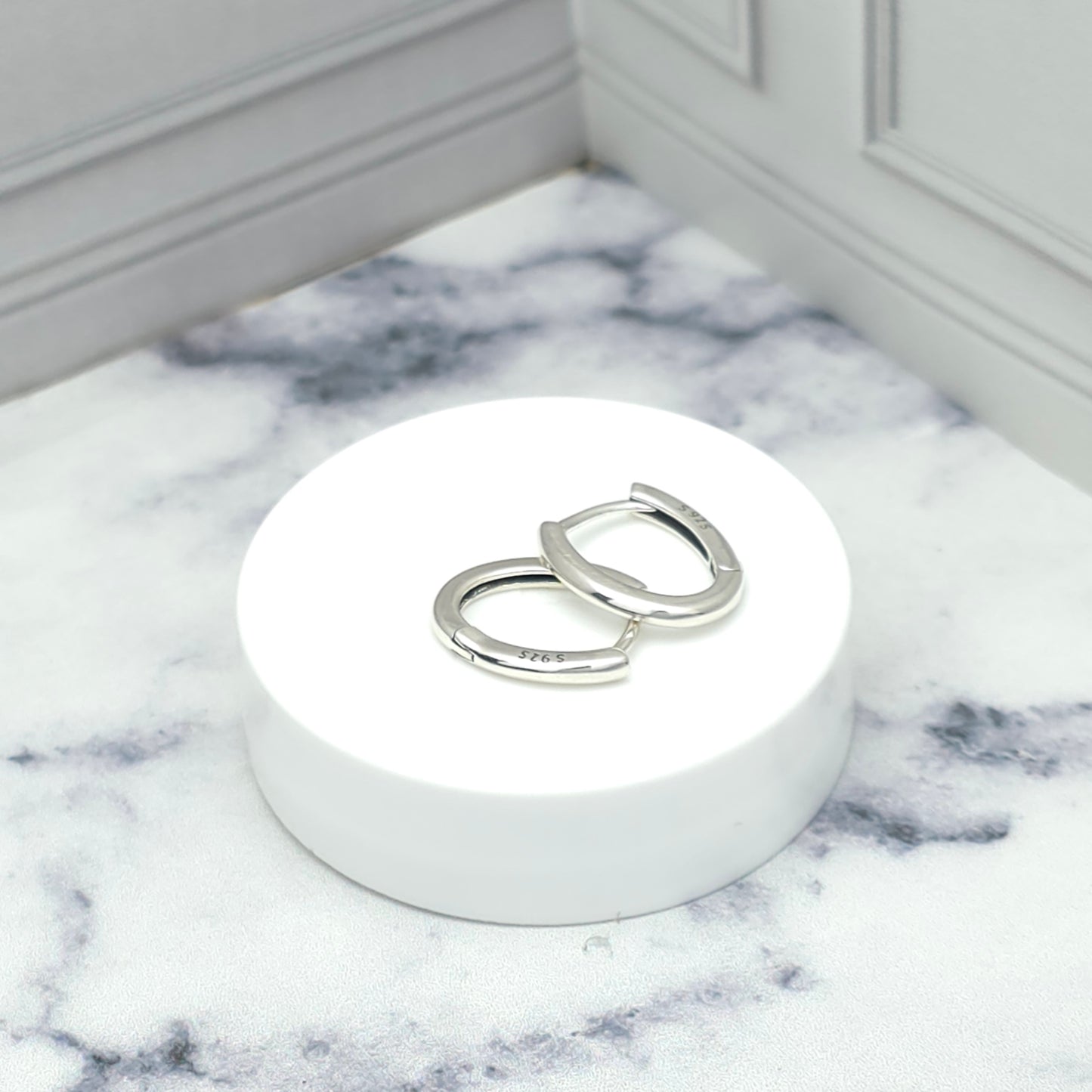 Aretes tipo argolla lisa