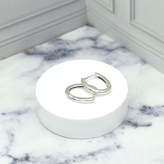 Aretes tipo argolla lisa