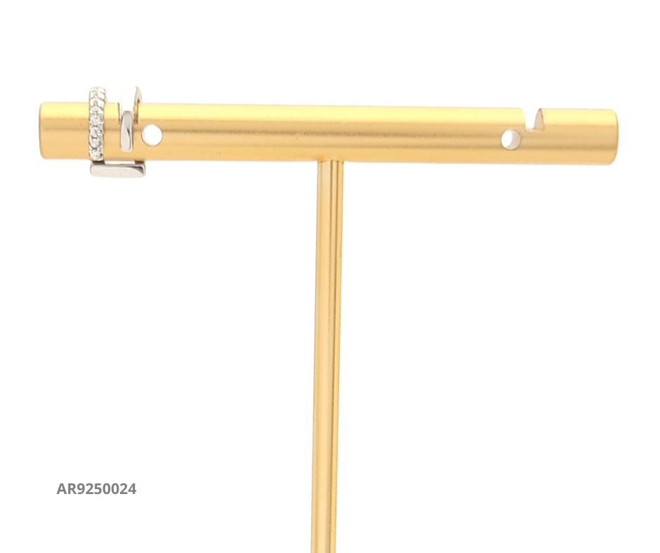 Ear cuff de plata 925 con circonias