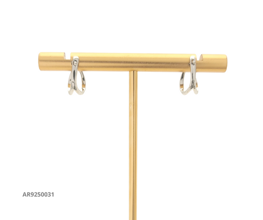 Aretes dobles de plata