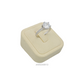 Anillo de plata 925 zirconia central