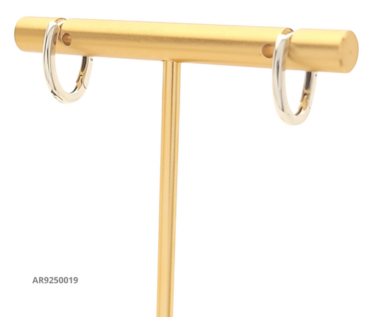 Aretes tipo argolla lisa