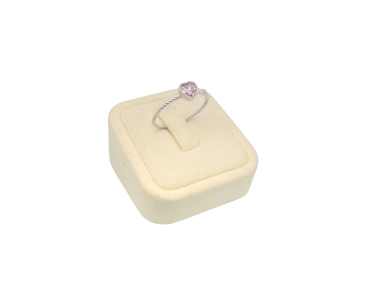 Anillo de plata 925 corazon