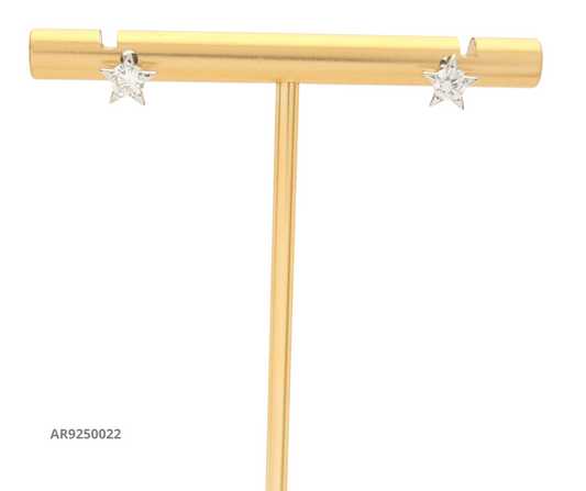 Aretes con diseño de estrella