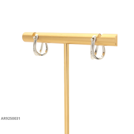 Aretes dobles de plata