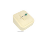 Anillo de plata 925 con circonia ovalada verde esmeralda