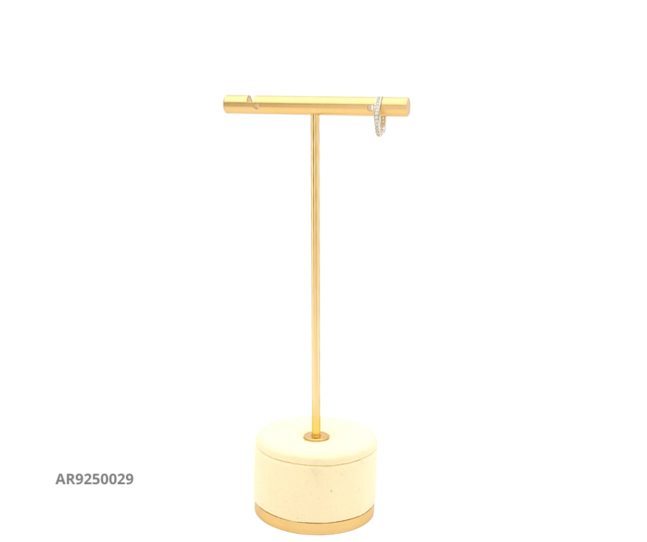 Arete aro delgado con circonias