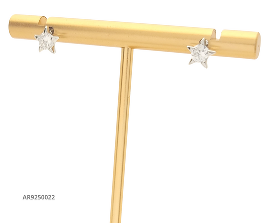 Aretes con diseño de estrella