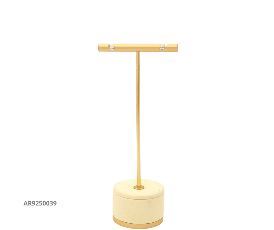 Aretes mini flor geométrica