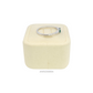 Anillo de plata 925 con circonia ovalada verde esmeralda