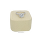 Anillo de plata 925 zirconia central