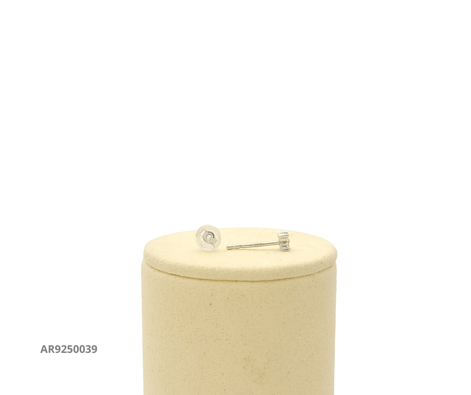 Aretes mini flor geométrica