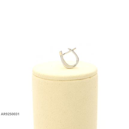 Aretes dobles de plata