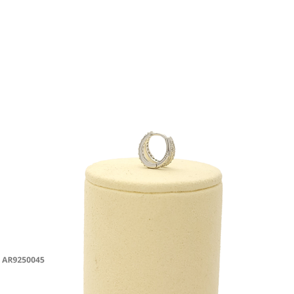 Aretes Doble Aro con Circonias
