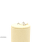 Aretes con corazón y perla colgante
