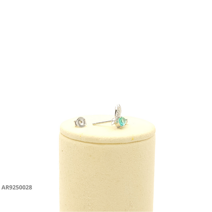 Aretes con diseño de colibrí