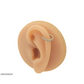 Arete aro delgado con circonias