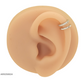 Ear cuff de plata 925 con circonias
