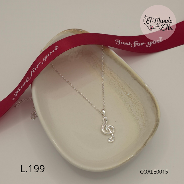 Collar con Dije Clave de Sol